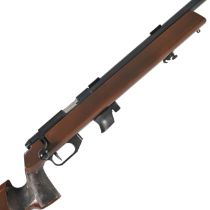 A .22(L.R.) 'Model 1813 Super Match' bolt-action target rifle by Anschutz, no. 188328