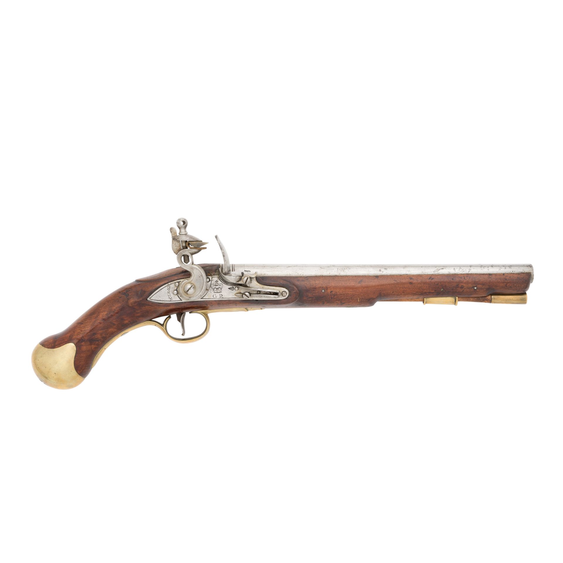 A 25-Bore Flintlock 1801 Pattern Long Sea Service Pistol