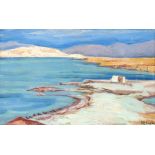 Constantinos Maleas (Greek, 1879-1928) C&#244;tes de Phaliron (signed in Greek ( lower right)oil...