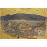 Spyros Vassiliou (Greek, 1902-1985) Festival, Ath&#232;nes (signed in Greek (lower right)mixed m...