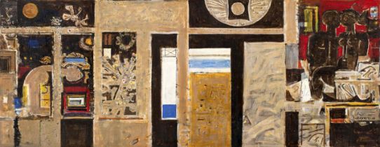 Yiannis Moralis (Greek, 1916-2009) Printemps (Peint en 1964.signed in Greek and dated (lower rig...