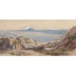 Edward Lear (British, 1812-1888) Suda bay, Crete (signed with initials and titled (lower left)wa...
