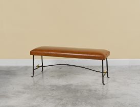 ELISABETH GAROUSTE (1946-) & MATTIA BONETTI (1952-) Banquette mod. 'Asturias'Cr&#233;ation circa...