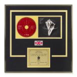 Robert Plant: A 'Gold' Disc Award For The Album Lullaby And... The Ceaseless Roar, 2014,