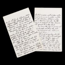 Peter Green: A Handwritten Account Of A Fleetwood Mac Post-Concert Party, undated,