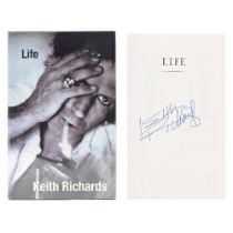 Keith Richards: A Signed Copy Of The Memoir Life, Weidenfeld & Nicolson, 2010,