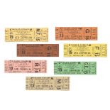 Led Zeppelin: A Collection Of Seven Original Unused Tickets For The Cancelled Concert At Chicago...
