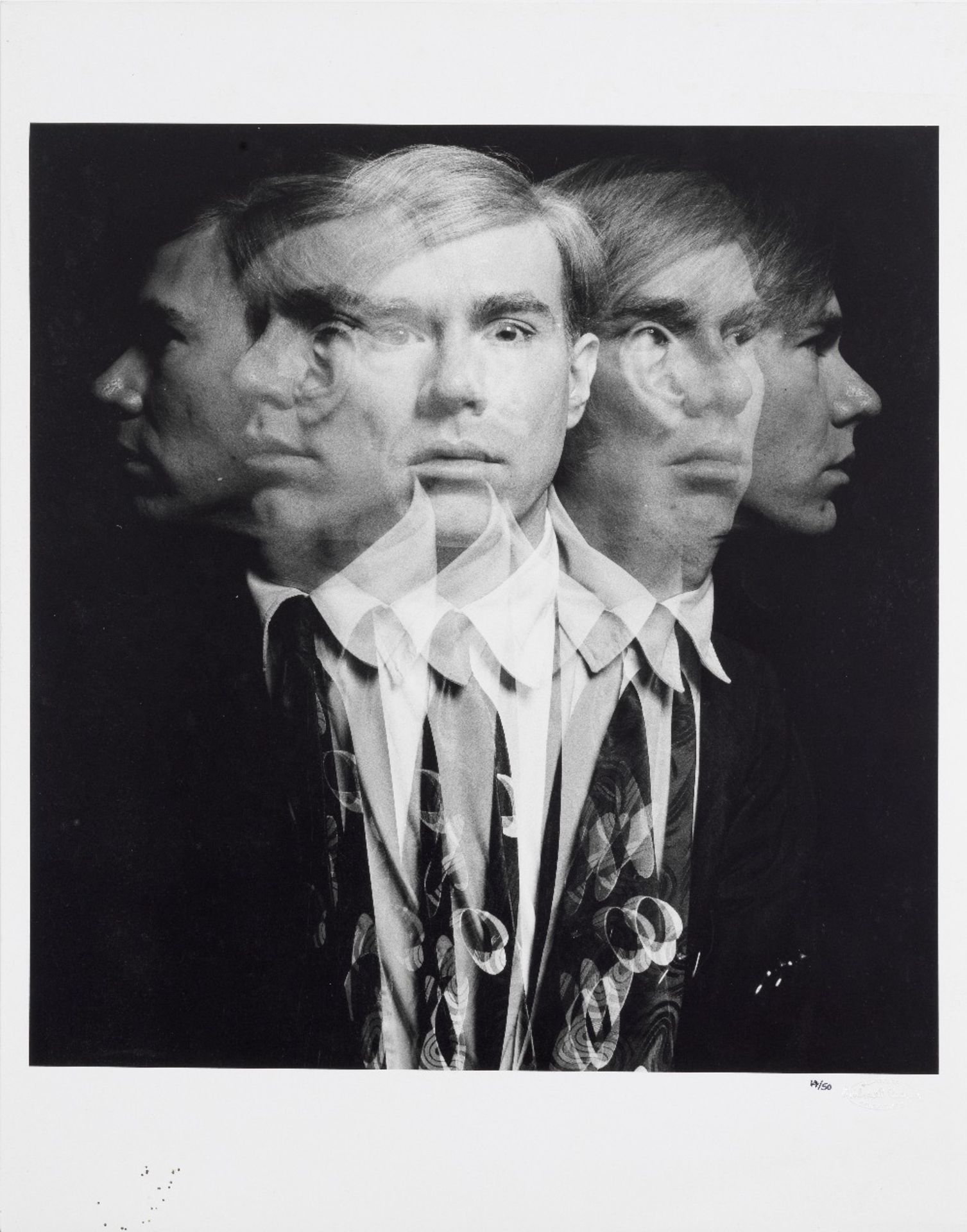 Michael Cooper (British, 1941-1973): Two Photographic Prints of Andy Warhol, circa 1965, 2