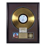 Robert Plant: A RIAA 'Gold' Disc Award For The Album Now And Zen, 1988,