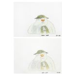 The Snowman: Two Large Original Animation Cels of The Snowman, 1982, 2