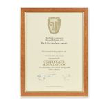 Labyrinth: A BAFTA&#174; Nomination Certificate Presented To The Special Visual Effects Team, 1986,