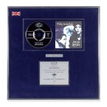 Robert Plant/Jimmy Page: A BPI 'Silver' Disc Award For The Album Walking Into Clarksdale, 1998,