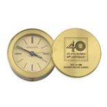 Atlantic Records: A Tiffany 40th Anniversary Of Atlantic Records Commemorative Desk Clock, 1988,