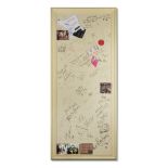 Various Artists: A Large Signed Wall Panel From A Guitar Shop,