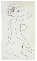 Roger Hilton (British, 1911-1975) Nude