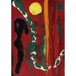 John Hoyland R.A. (British, 1934-2011) Watching the Moon (unframed)