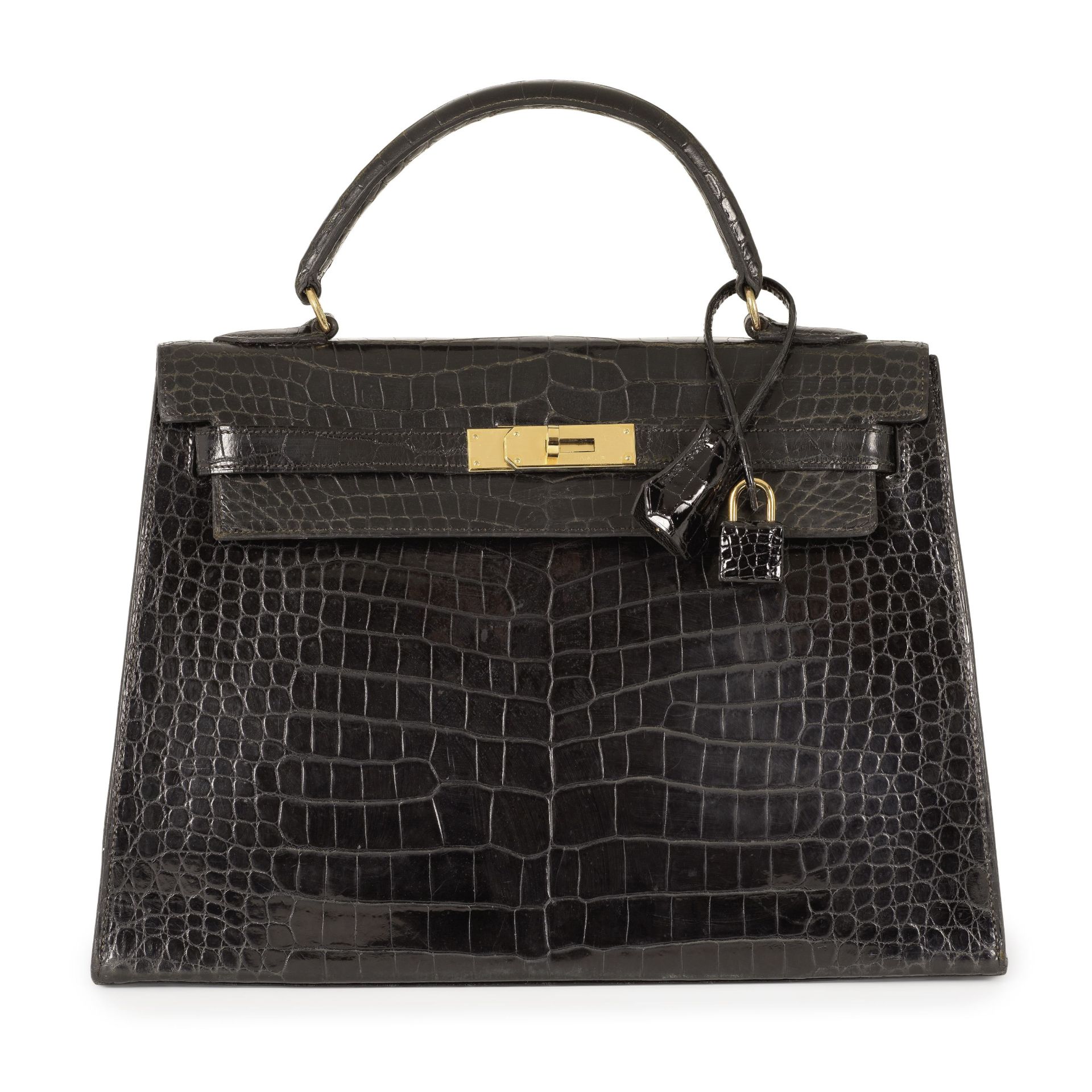 HERMES Paris, circa 1960. Sac 'Kelly Sellier' 32 cm