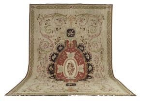 A monumental Aubusson carpet 19th century 700cm x 467cm