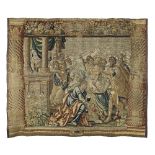 A Flemish Mythological tapestry Late 16th/early 17th century 385cm x 297cm