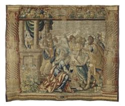 A Flemish Mythological tapestry Late 16th/early 17th century 385cm x 297cm