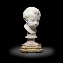 A Flemish carved marble bust of a young boy Probably Antwerp, late 17th / early 18th century (2)