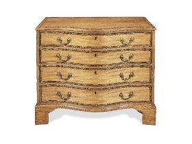 A George III satinwood, kingwood and rosewood crossbanded commode Circa 1780