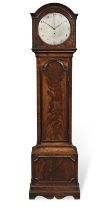 A late 18th/early 19th century mahogany floorstanding regulator Cleghorn and Pleace
