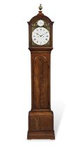 A fine late 18th century mahogany longcase clock with enamel dials Matthew Dutton, London