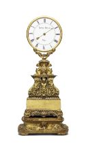 A mid 19th century French mystery clock Robert Houdin and Richond, Paris 'First Series'