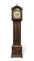 A rare late 18th century mahogany automata longcase clock John Thompson, London