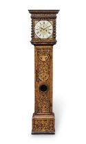 A late 17th century marquetry inlaid walnut longcase clock Henry Thornton, London