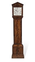 A very fine second quarter of the 19th century mahogany floorstanding longcase clock engraved with t