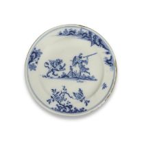 A Marseille, possibly H&#233;raud-Leroy workshop, faience plate, first half 18th century