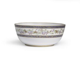 A large S&#232;vres hard-paste bowl (saladier), circa 1788-92