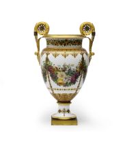 A large S&#232;vres vase (vase 'Th&#233;ricl&#233;ens') given by King Louis Philippe I to Willia...