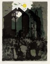 John Piper C.H. (British, 1903-1992) Wiggenhall, St Peter, from Portfolio of Prints by British A...