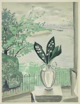 Mary Potter (British, 1900-1981) The Thames at Chiswick, from Contemporary Lithographs Series Tw...
