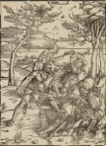 Albrecht D&#252;rer (1471-1528) Hercules conquering the Molionide Twins Woodcut, circa 1496, on ...