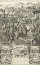 Nicolas Langlois (French, 1640-1703) Entr&#233;e solennelle de Philippe V Roi d'Espagne dans la ...