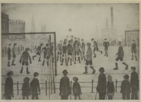 Laurence Stephen Lowry R.A. (British, 1887-1976) The Football Match Offset lithograph, on wove p...