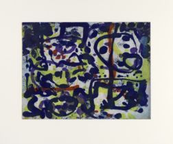 Patrick Heron (British, 1920-1999) Plate 10, from Brushworks Etching in colours, 1998-99, on Arc...