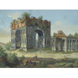 English School, circa 1800 The Arch of Janus, Rome