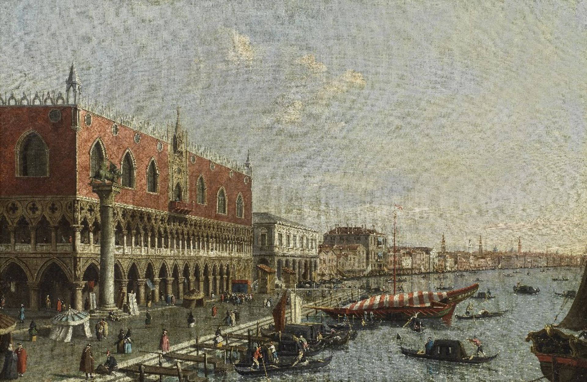 English Follower of Antonio Canal, called il Canaletto, early 19th Century The Doge's Palace, Ve...