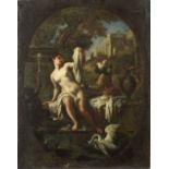 Workshop of Francesco Solimena (Canale di Serino 1657-1747 Barra di Napoli) Bathsheba, within a ...