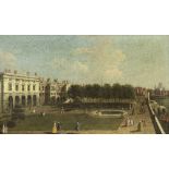 English Follower of Antonio Canal, called il Canaletto, 18th Century A view of Somerset House, L...