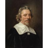Abraham de Vries (?The Hague circa 1590-circa 1662) Portrait of a gentleman, half-length, in black