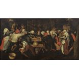 Workshop of Marten van Cleve The Elder (Antwerp 1527-1581) The peasant's wedding: handing the pr...