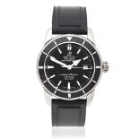Breitling. A stainless steel automatic calendar wristwatch Superocean, Ref: A17321, Purchased 2...