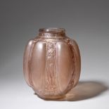 REN&#201; LALIQUE (FRENCH, 1860-1945) 'Six Figurines et Masques' vase, designed 1913