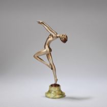 JOSEF LORENZL (AUSTRIAN, 1892-1950) 'Vivian' figural sculpture, circa 1930